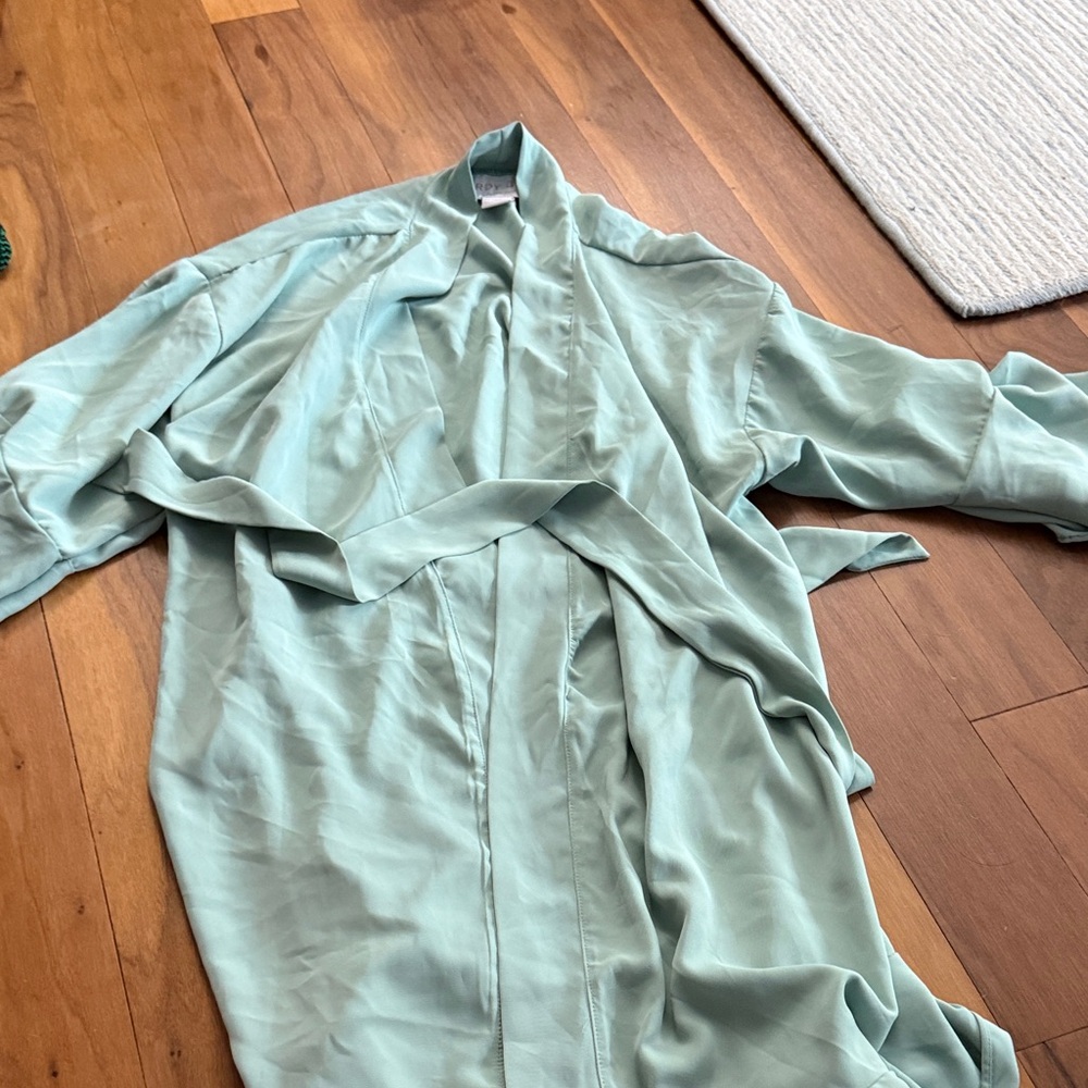 Birdy Grey Mint Green Bridesmaid Robe - Size XS/S!